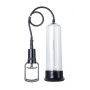 Pompka próżniowa A Toys PVC transparentna 27,5 cm z 3 pierścieniami - 3