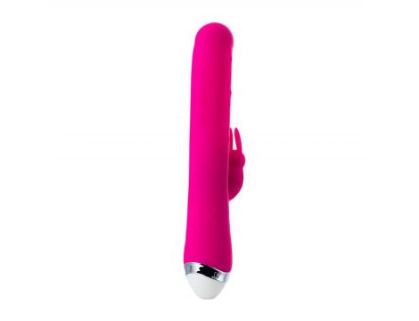 Wibrator króliczek z ruchomymi kulkami JOS BALLE silikonowy różowy 23 cm - 8