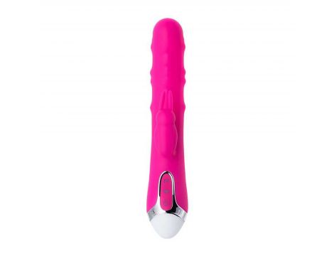 Wibrator króliczek z ruchomymi kulkami JOS BALLE silikonowy różowy 23 cm - 5