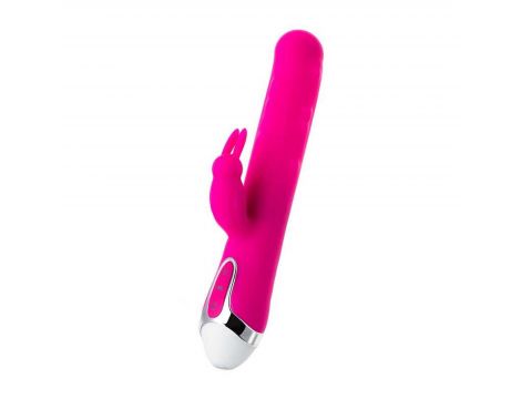 Wibrator króliczek z ruchomymi kulkami JOS BALLE silikonowy różowy 23 cm - 7