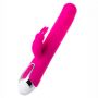 Wibrator króliczek z ruchomymi kulkami JOS BALLE silikonowy różowy 23 cm - 5