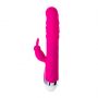 Wibrator króliczek z ruchomymi kulkami JOS BALLE silikonowy różowy 23 cm - 4
