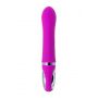 JOS JOLY, Vibrator with clitoral stimulator with WOW mode, silicone, fuchsia, 19.6 cm - 2