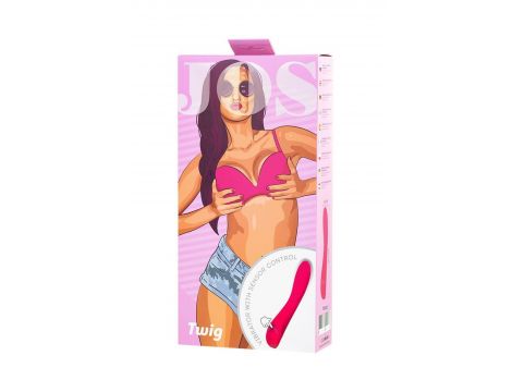 Wibrator punktu G JOS Twig silikonowy różowy USB 20,5 cm - 11