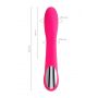 Wibrator punktu G JOS Twig silikonowy różowy USB 20,5 cm - 9