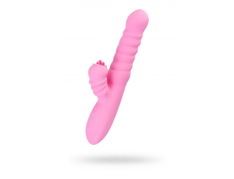 JOS Lixy vibrator, with Up&Down function, silicone, pink, 23 cm - 2