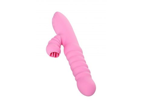 JOS Lixy vibrator, with Up&Down function, silicone, pink, 23 cm - 5