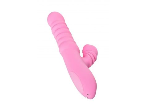 JOS Lixy vibrator, with Up&Down function, silicone, pink, 23 cm - 6