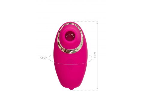 JOS Multifunctional stimulator of erogenous zones Nimka, silicone, pink, 9 cm - 3