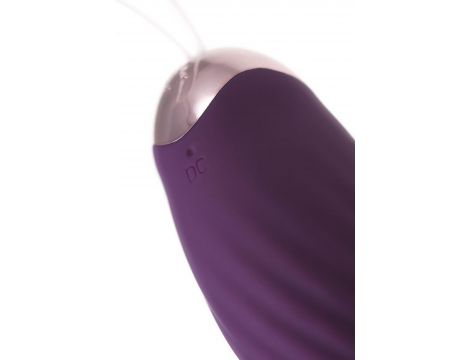 JOS Vibrating Egg with Friction Simulation  Bumpy, Silicone, Violet, 9 cm - 7