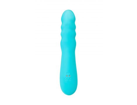 Wibrator króliczek rotacyjny JOS MERRY SWI niebieski silikonowy 20.7 cm USB - 3