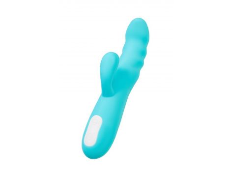 Wibrator króliczek rotacyjny JOS MERRY SWI niebieski silikonowy 20.7 cm USB - 5
