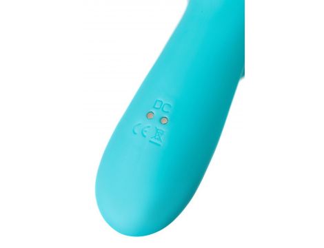 Wibrator króliczek rotacyjny JOS MERRY SWI niebieski silikonowy 20.7 cm USB - 13