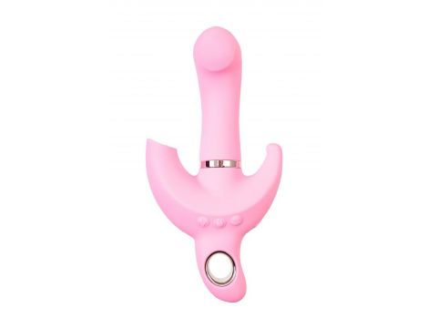 Wibrator króliczek obrotowy JOS Twistme różowy silikonowy USB 19.5 cm - 7