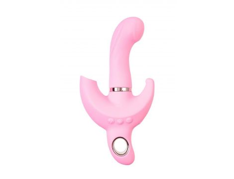 Wibrator króliczek obrotowy JOS Twistme różowy silikonowy USB 19.5 cm - 4