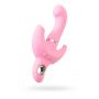 Wibrator króliczek obrotowy JOS Twistme różowy silikonowy USB 19.5 cm - 2