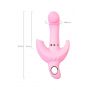 Wibrator króliczek obrotowy JOS Twistme różowy silikonowy USB 19.5 cm - 6