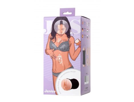 Masturbator dwustronny JOS Janice TPR 14,5 cm - 6