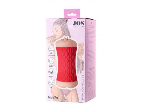 JOS NADIN, Masturbator double-sided, TPR, fleshy, 14.5 cm - 8
