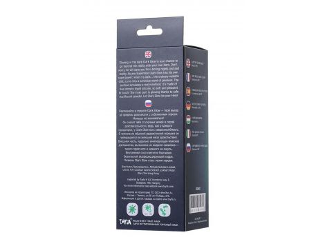 Dildo żelowe świecące Beyond by Toyfa Clark Glow zielone 16,5cm - 6
