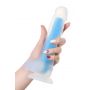 Dildo żelowe świecące Bruce Glow niebieskie 16,5 cm Beyond - 3