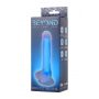 Dildo żelowe świecące Bruce Glow niebieskie 16,5 cm Beyond - 9
