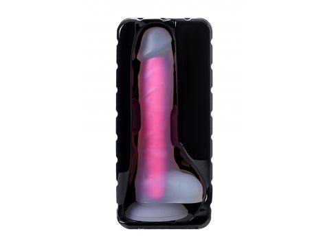 Dildo żelowe świecące Peter Glow Beyond różowe 16,5 cm - 5