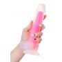 Dildo żelowe świecące Peter Glow Beyond różowe 16,5 cm - 3