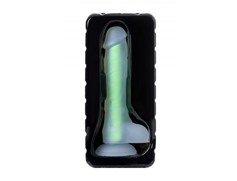 Dildo żelowe Beyond by Toyfa Wade Glow świecące zielone 14,5 cm - 6
