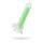 Dildo żelowe Beyond by Toyfa Wade Glow świecące zielone 14,5 cm