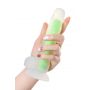 Dildo żelowe świecące zielone 13cm Beyond by Toyfa - 3