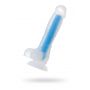 Dildo Matt Glow świecące w ciemności niebieskie 18 cm - 3