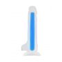 Dildo Matt Glow świecące w ciemności niebieskie 18 cm - 5