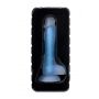 Dildo Matt Glow świecące w ciemności niebieskie 18 cm - 7