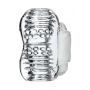 Wibrujący masturbator Lingam Khani transparentny 9 cm - 5