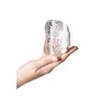 Wibrujący masturbator Lingam Khani transparentny 9 cm - 9