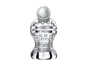 Masturbator wibrujący Lingam Shakti transparentny 9 cm
