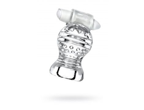 Masturbator wibrujący Lingam Shakti transparentny 9 cm - 2