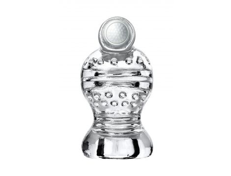 Masturbator wibrujący Lingam Shakti transparentny 9 cm