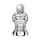 Masturbator wibrujący Lingam Shakti transparentny 9 cm