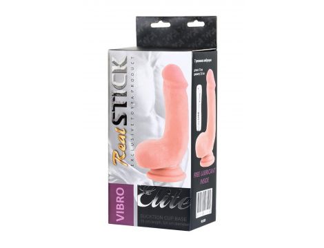 Realistyczny Wibrator Gerard RealStick Elite z Pilotem Cielisty 18,5 cm - 7