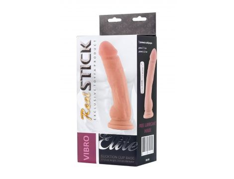 Wibrator realistyczny RealStick Elite z przyssawką pilot 17 cm - 9