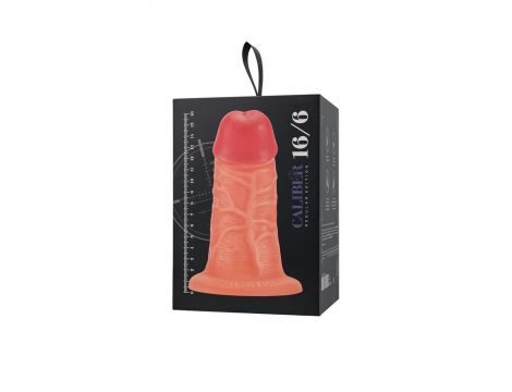 Realistyczne dildo Caliber cieliste 16 cm 6 cm średnicy - 11