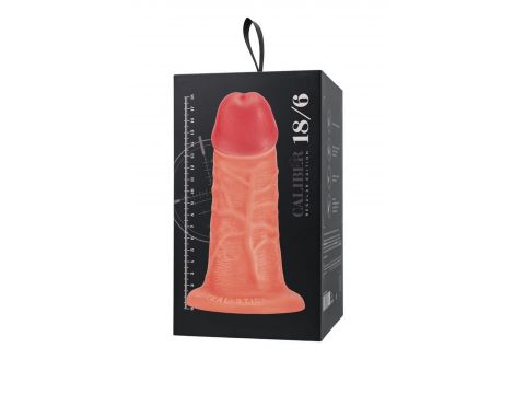 Dildo realistyczne Caliber RealStick cieliste PVC 18 cm 6 cm - 9