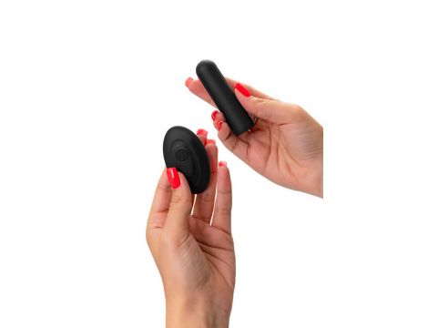 Wibracyjna kulka z pilotem RealStick CALIBER 7 cm - 11