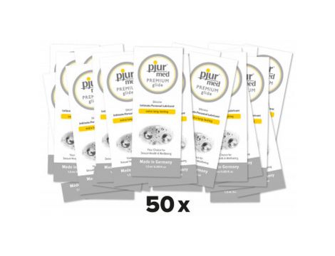 Lubrykant silikonowy Pjur Med Premium 1,5 ml 50 sztuk