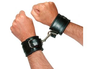 Leather Handcuffs padded