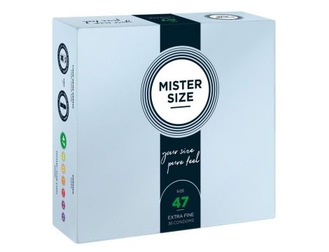 Prezerwatywy wegańskie Mister Size 47 mm 36 sztuk - 3