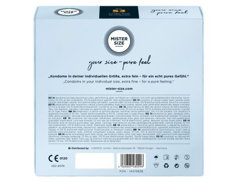 Mister Size 53mm pack of 36 - 2