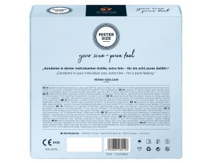 Mister Size 57mm pack of 36
